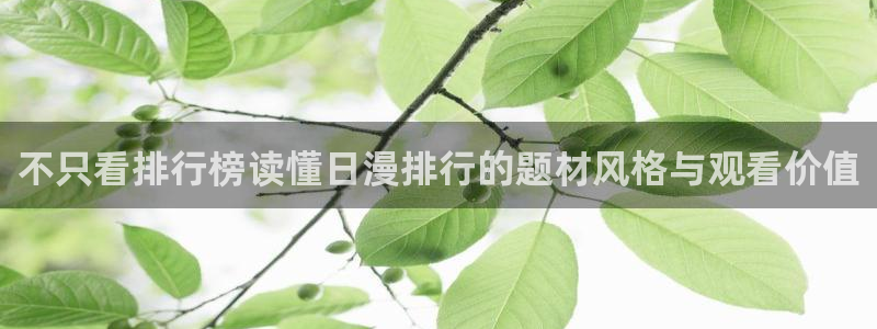 age动漫影视下载：不只看排行榜读懂日漫排行的题材风格与观看价值配图