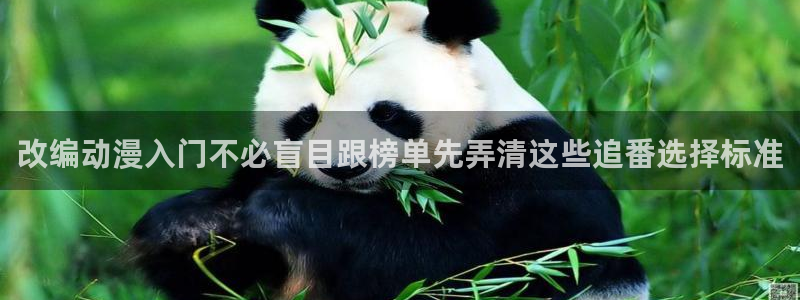 age动漫官下载:改编动漫入门不必盲目跟榜单先弄清这些追番选择标准配图